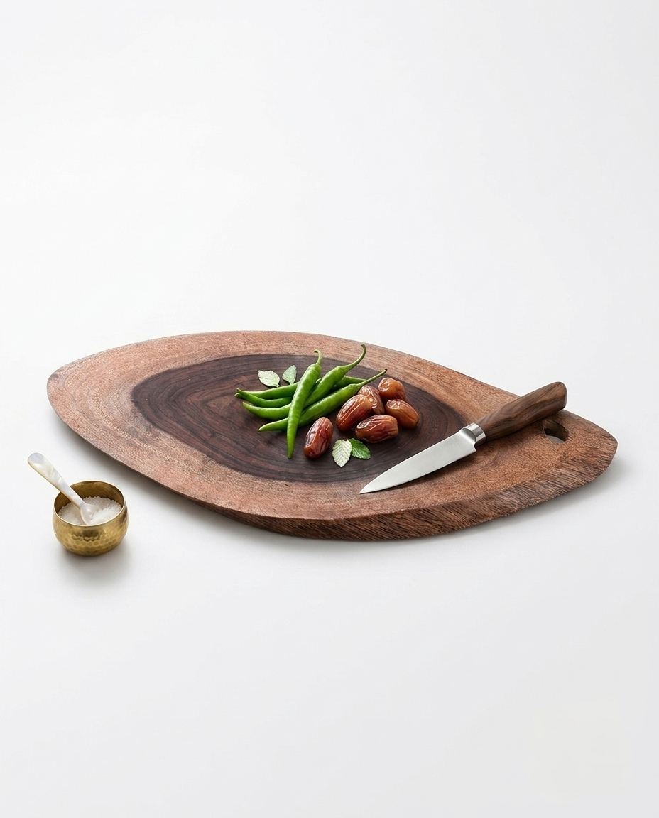 Pure Mango Wood Chopping Board with Handle.